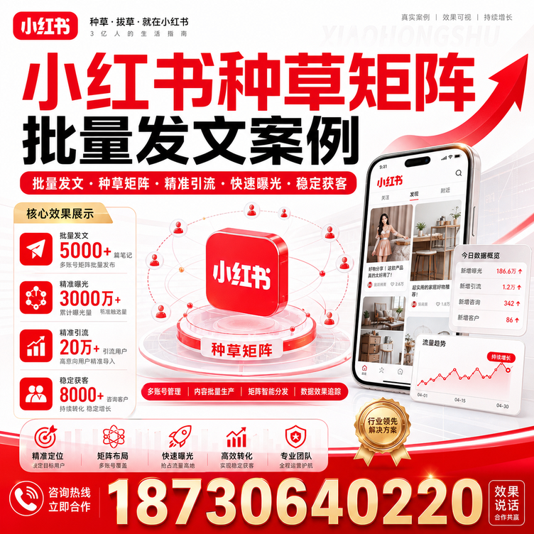 聊城小红书种草矩阵批量发文案例
